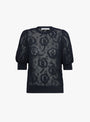 Candy Flower Top Navy from Minä Perhonen at Couverture & The Garbstore
front