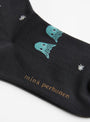 Troll Socks Charcoal from Minä Perhonen at Couverture & The Garbstore detail
