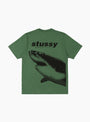 The Shark Pigment Dyed Tee from Stüssy comes in Pine at Couverture & The Garbstore
back 