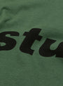 The Shark Pigment Dyed Tee from Stüssy comes in Pine at Couverture & The Garbstore detail