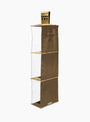 The Rubberized Fabric Hanging Organizer 3 Shelves from PUEBCO at Couverture & The Garbstore
front