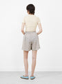 The Edgar Shorts from Skall Studio come in Flower Field at Couverture & The Garbstore
model back