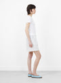 The Anna Cap Sleeve Tee from Skall Studio comes in Optic White at Couverture & The Garbstore
model side