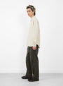 The Made in Japan Grande Shirt from TDR comes in White at Couverture & The Garbstore
model side
