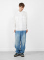 Double Pocket Grande Shirt White from TDR at Couverture & The Garbstore Model
front