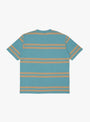 The Bold Stripe SS Tee from Khakis comes in Dusty Green at Couverture & The Garbstore back