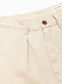 The HBT Port Pant in Ecru from Khakis at Couverture and The Garbstore 
detail