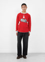 Reebok LS Game Shirt Red from Sedan All-Purpose at Couverture & The Garbstore
model front 