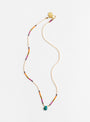 Chrysocolla Pear Briolette Necklace Multi from Blythe Bruckner at Couverture & The Garbstore
front 