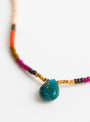 Chrysocolla Pear Briolette Necklace Multi from Blythe Bruckner at Couverture & The Garbstore
bead