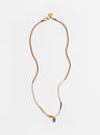 Tiny Amethyst Charm with Carnelian Necklace Multi from Blythe Bruckner at Couverture & The Garbstore
front 
