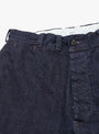 The Denim Slacks Dark Navy from Ciota at Couverture and The Garbstore 
detail