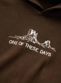Follow The Road Pullover Hoodie Dark Brown
