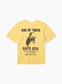 The Break On Through T-Shirt from One of These Days comes in Summer Yellow at Couverture & The Garbstore
back 