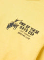 The Break On Through T-Shirt from One of These Days comes in Summer Yellow at Couverture & The Garbstore
detail