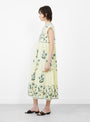 The Audra Embroidery Midi Dress from Sea comes in Butter at Couverture & The Garbstore model side