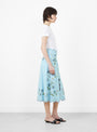The Audra Embroidery Skirt from Sea comes in Blue at Couverture & The Garbstore
model side
