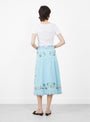 The Audra Embroidery Skirt from Sea comes in Blue at Couverture & The Garbstore
model front 