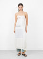 The Patchwork Apron Dress from S.I.T.A at Couverture & The Garbstore 
model front 