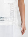 The Patchwork Apron Dress from S.I.T.A at Couverture & The Garbstore 
model detail