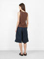 The Johnny Tank from Girls of Dust comes in Aztek Brown at couveture & The Garbstore
model back