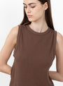The Johnny Tank from Girls of Dust comes in Aztek Brown at couveture & The Garbstore
detail