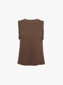 The Johnny Tank from Girls of Dust comes in Aztek Brown at couveture & The Garbstore
front 