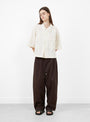 The Sumatra Shirt from Girls of Dust comes in Wheat at Couverture & The Garbstore
model front 