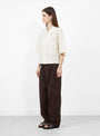 The Sumatra Shirt from Girls of Dust comes in Wheat at Couverture & The Garbstore
model side