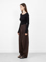 Ambassador Pants Coffee Brown from Girls of Dust at Couverture & The Garbstore
side