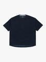 Relaxed Over Size Pile T-Shirt Navy from ki:ts at Couverture & The Garbstore
front 