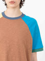Slab Jersey Crazy Short Sleeve T-Shirt Brown from BEAMS BOY at couverture & The Garbstore
model detail