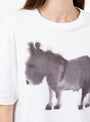 Donkey T-Shirt White from Wild Animals at Couverture & The Garbstore
detail 