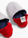 The Linen stripe x linen canvas from Merippa at Couverture and The Garbstore
label