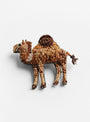 The Sahara Camel Brooch from Trovelore at Couverture & The Garbstore
front 