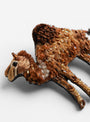 The Sahara Camel Brooch from Trovelore at Couverture & The Garbstore detail