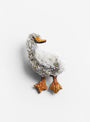 The Waddling Duck Brooch from Trovelore at Couverture & The Garbstore
front 