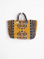 The Poly Cotton Rug Bag from PUEBCO comes in Yellow at Couverture & The Garbstore
back 