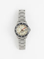 The Naval FRXD002 GMT Automatic Watch from Naval Watch Co. comes in White at Couverture & The Garbstore
front 
