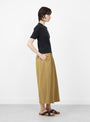 The Collared Short Sleeve T-Shirt from 7115 by Szeki comes in Speckle Black at Couverture & The Garbstore
model side