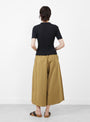 The Collared Short Sleeve T-Shirt from 7115 by Szeki comes in Speckle Black at Couverture & The Garbstore
model back
