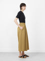 The Elastic Culotte from 7115 by Szeki comes in Tan Brown at Couverture & The Garbstore
model side