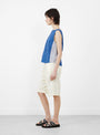The Wake Top from Sideline comes in Cobalt Stripe at Couverture & The Garbstore
model side