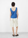 The Wake Top from Sideline comes in Cobalt Stripe at Couverture & The Garbstore
model back 