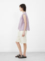 The Deli Shirt from Sideline comes in Lilac at Couverture & The Garbstore
model side