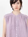 The Deli Shirt from Sideline comes in Lilac at Couverture & The Garbstore
model detail