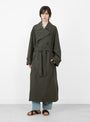 Helio Trench Coat Dark Anthracite from Soeur at Couverture & The Garbstore
front 
