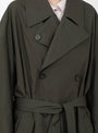 Helio Trench Coat Dark Anthracite from Soeur at Couverture & The Garbstore
front detail