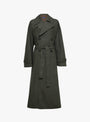 Helio Trench Coat Dark Anthracite from Soeur at Couverture & The Garbstore
front 