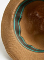 Washable Travel Hat Natural from Sublimeroe at Couverture & The Garbstore detail